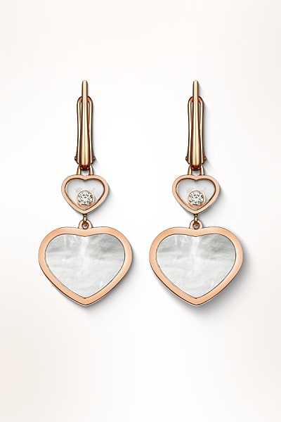 Happy Hearts diamond earrings
